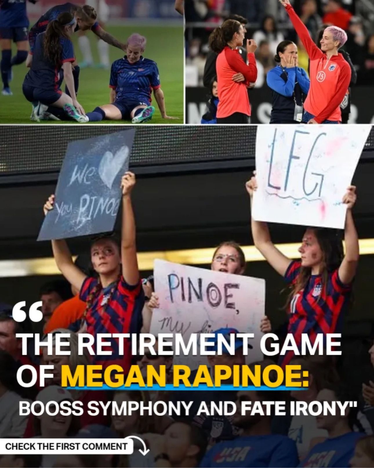 The Retirement Game of Megan Rapinoe: Booss Symphony and Fate Irony”