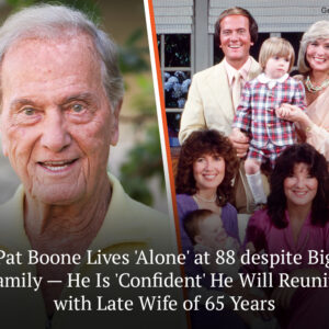 Pat Boone was second to Elvis Presley as a chart-topping pop singer from the 1950s to the 1960s.