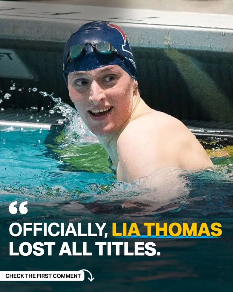 Officially, Lia Thomas lost all titles.